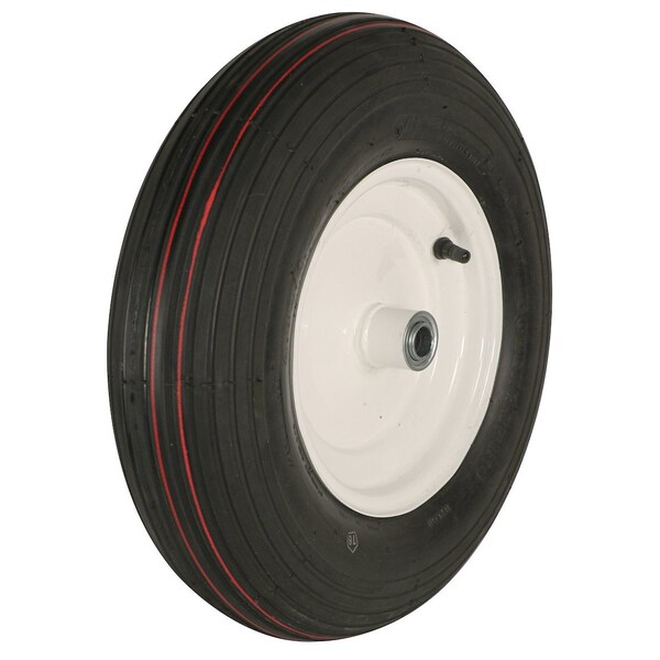 4.80x4x8 Lawn Mower Wheel, 4 Ply, Rib